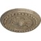 Ekena Millwork Foster Shell Ceiling Medallion (Fits Canopies up to 9 5/8"), 15 3/4"OD x 2"P, Gobi Desert Crackle CM15FOGDC - alternate 3